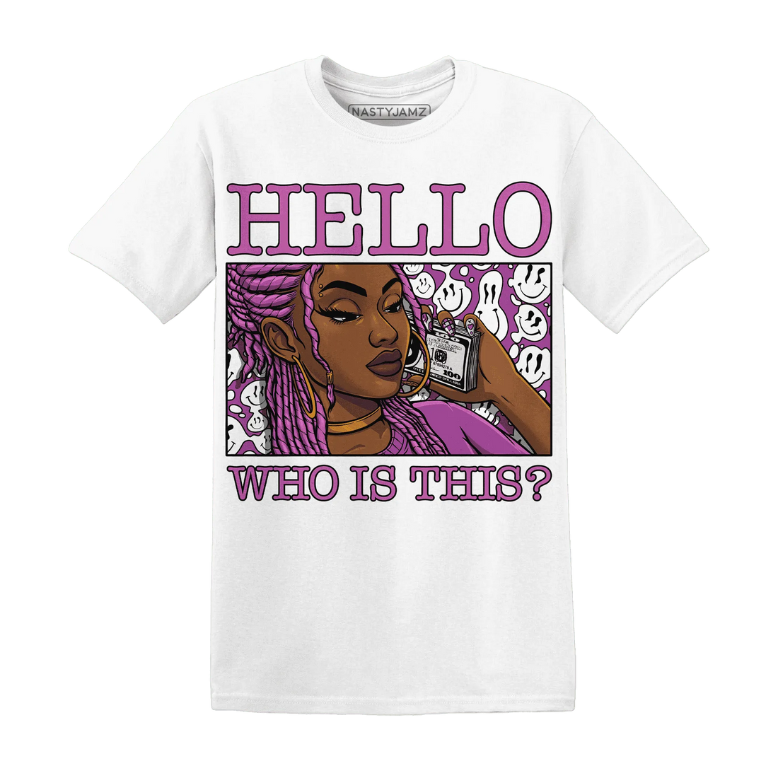 GS-Hyper-Violet-4s-T-Shirt-Match-Hello-Girl