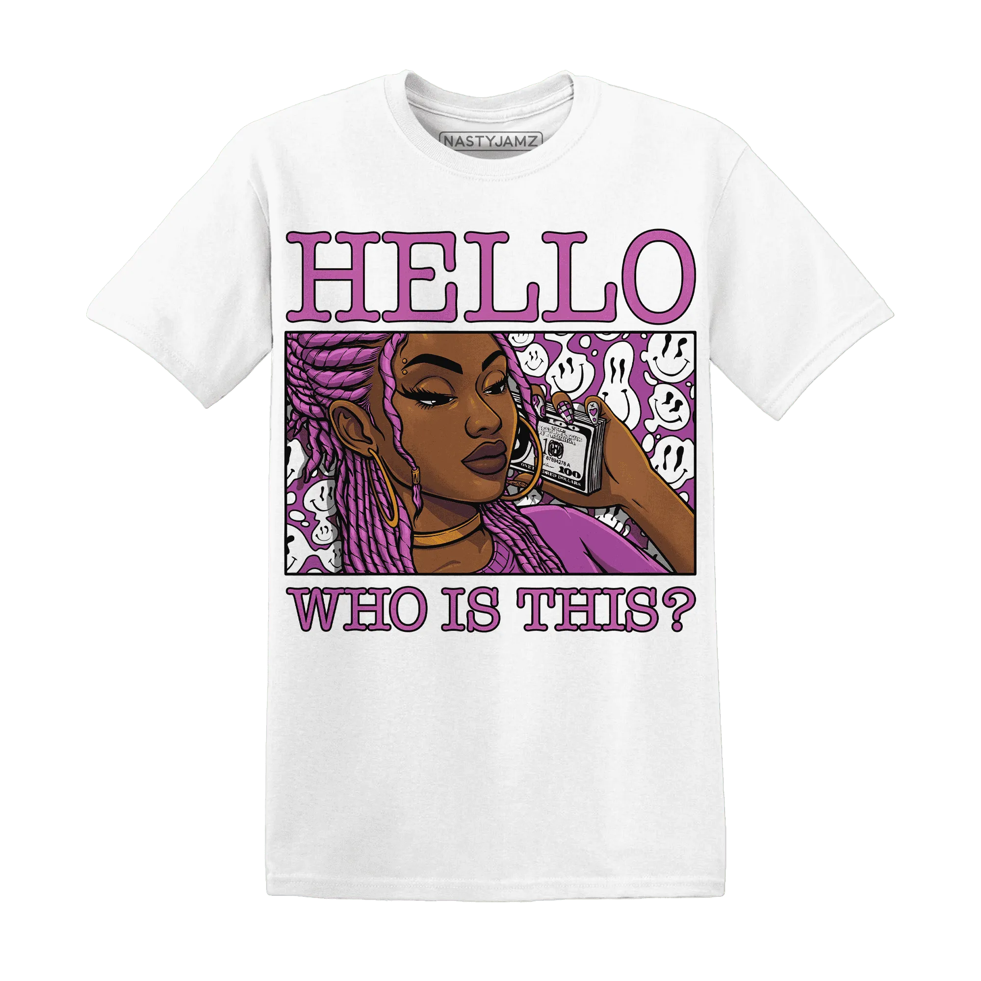 GS-Hyper-Violet-4s-T-Shirt-Match-Hello-Girl