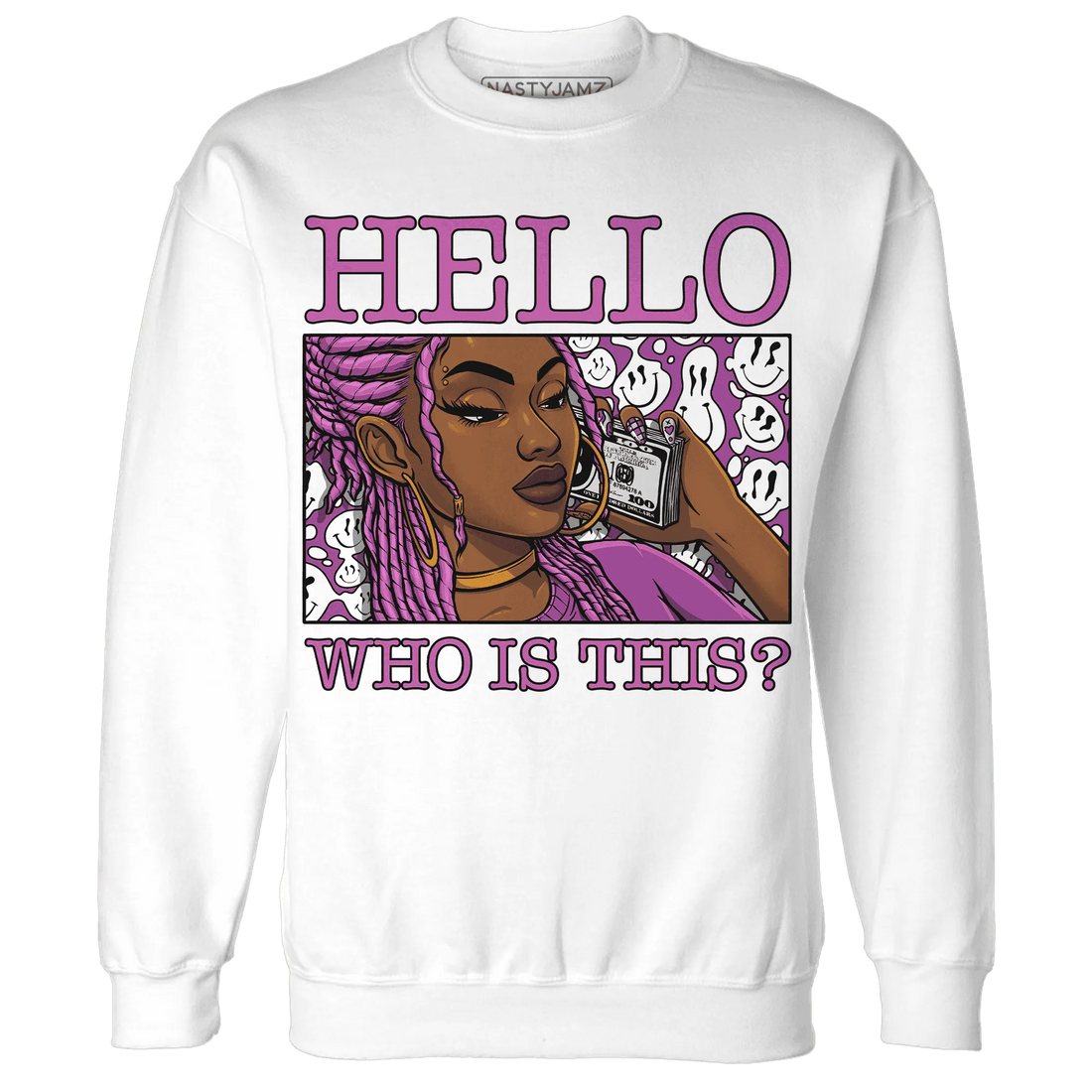 GS-Hyper-Violet-4s-Sweatshirt-Match-Hello-Girl