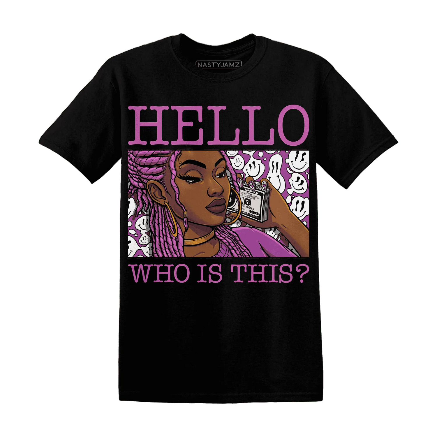 GS-Hyper-Violet-4s-T-Shirt-Match-Hello-Girl