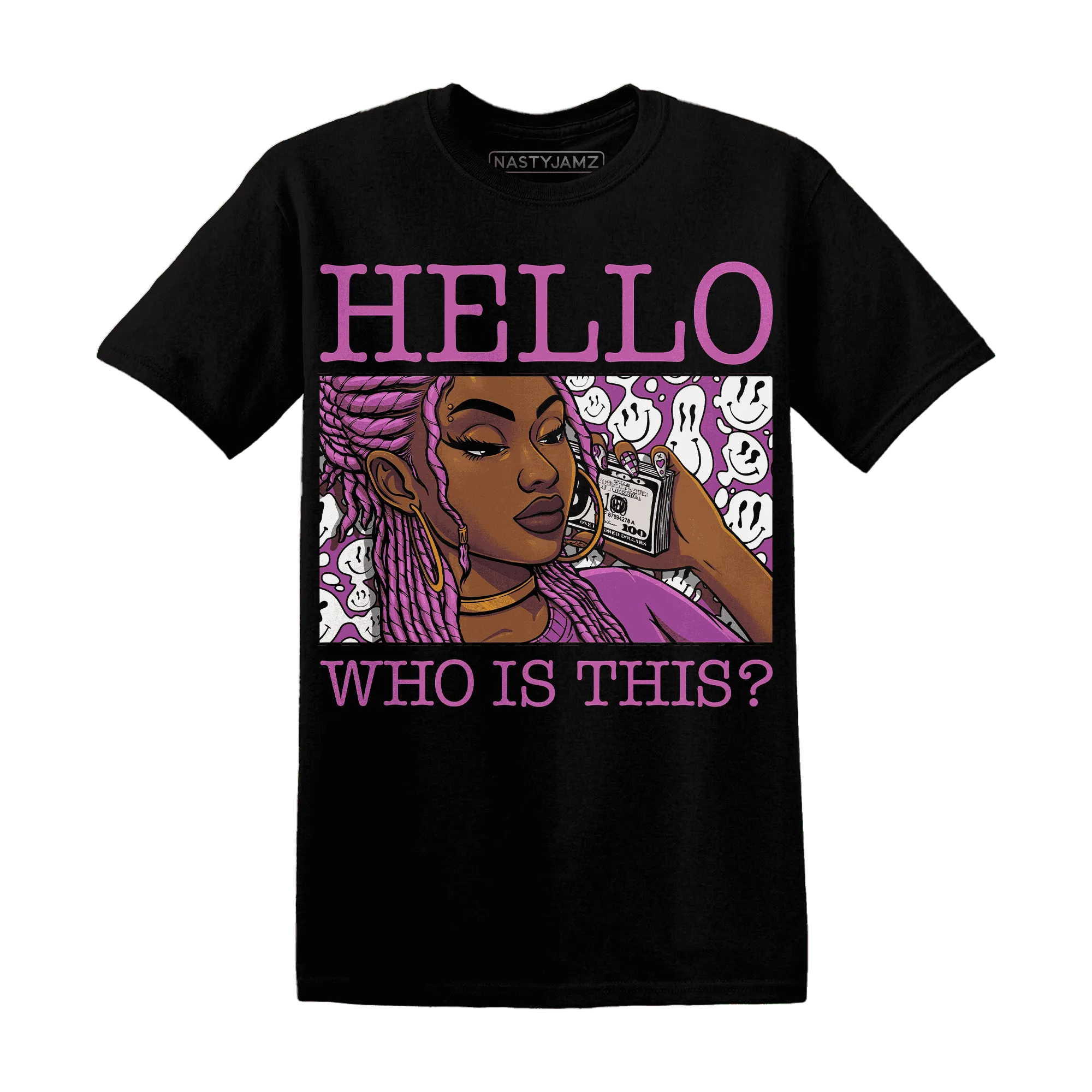 GS-Hyper-Violet-4s-T-Shirt-Match-Hello-Girl