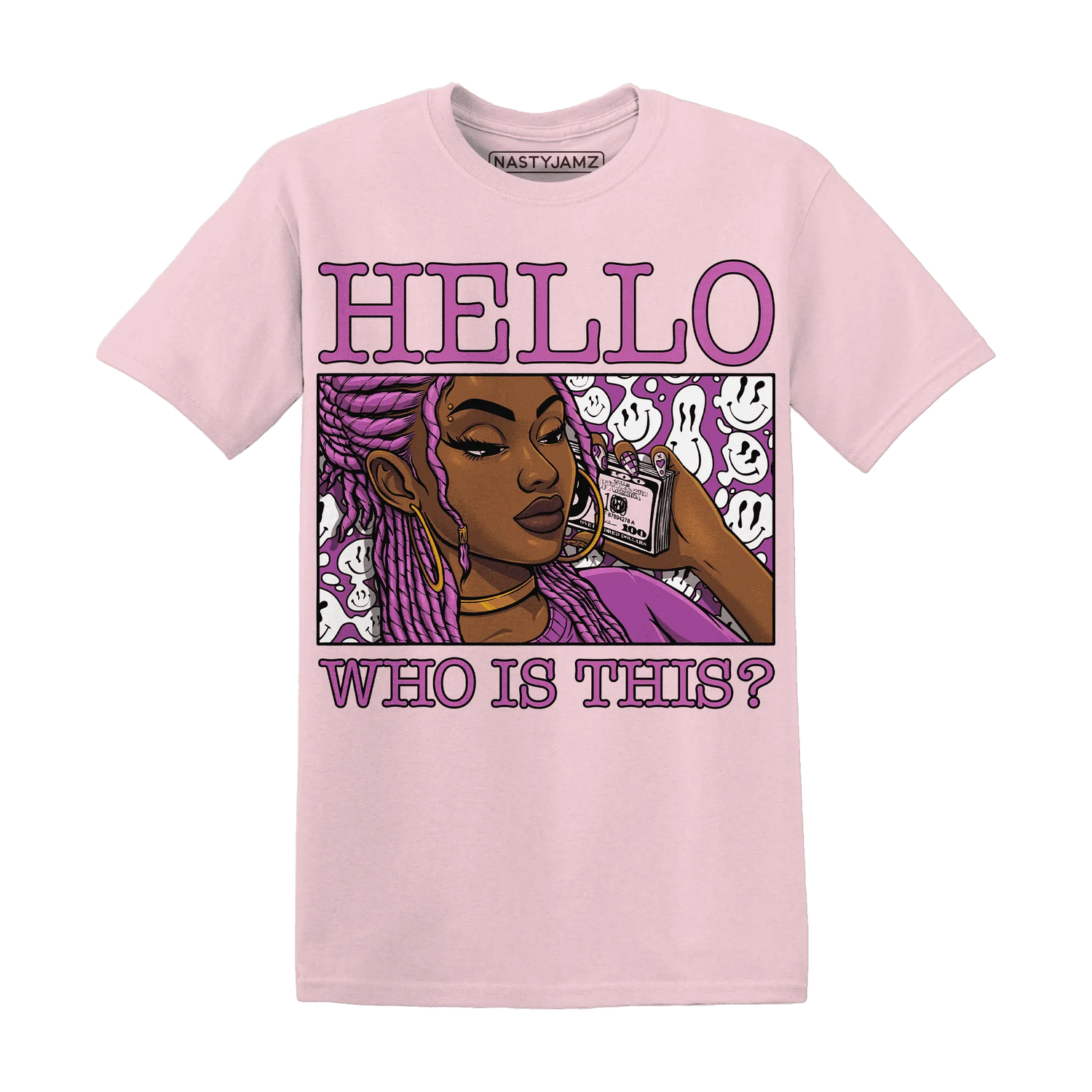 GS-Hyper-Violet-4s-T-Shirt-Match-Hello-Girl