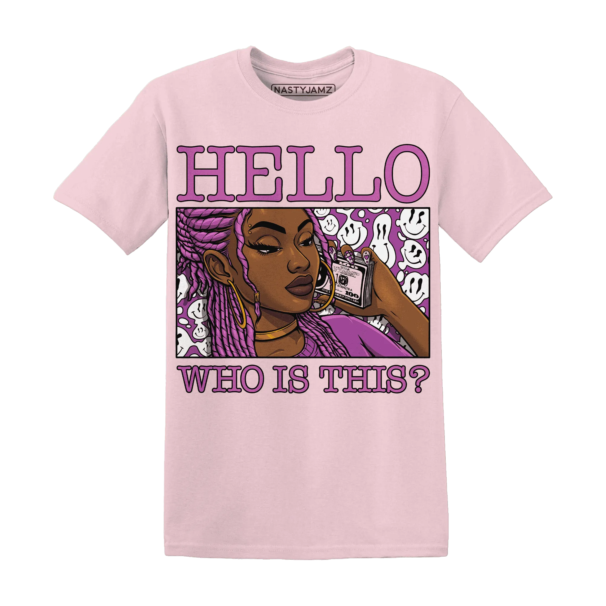 GS-Hyper-Violet-4s-T-Shirt-Match-Hello-Girl