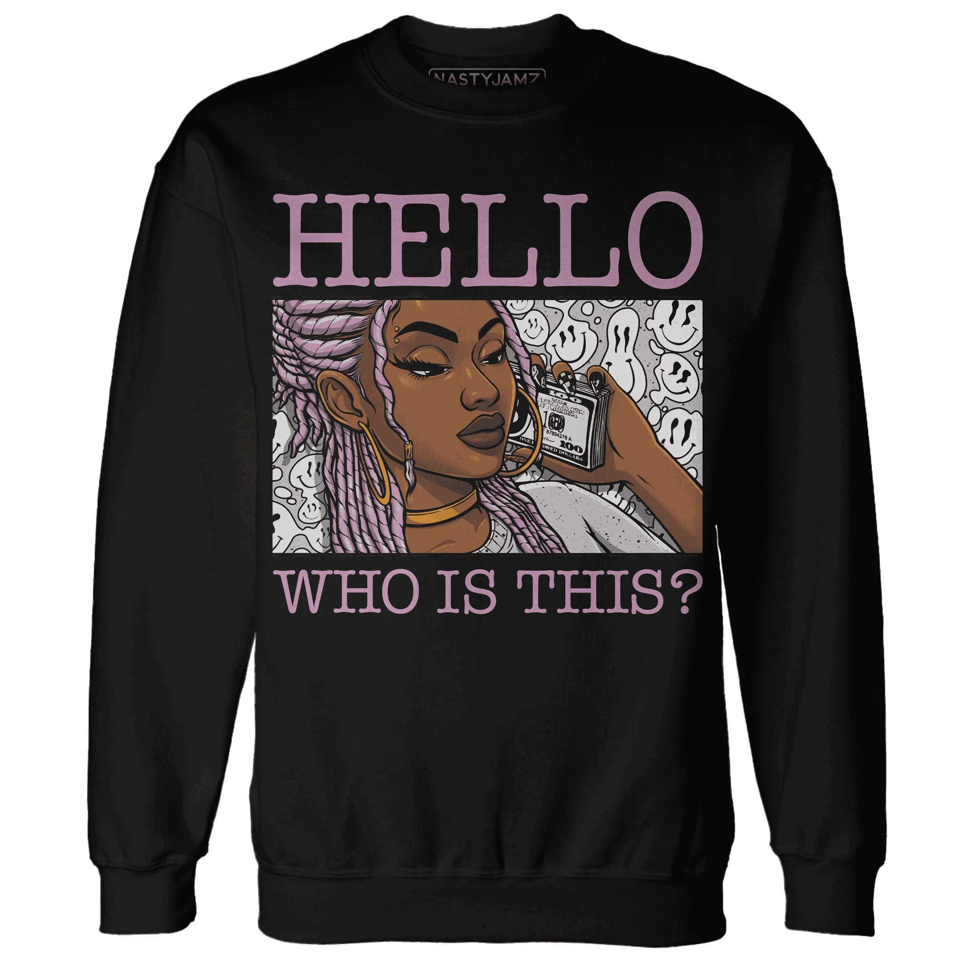 Orchid-Neutral-Grey-Black-White-4s-NastyJamz-Sweatshirt-Match-Hello-Girl