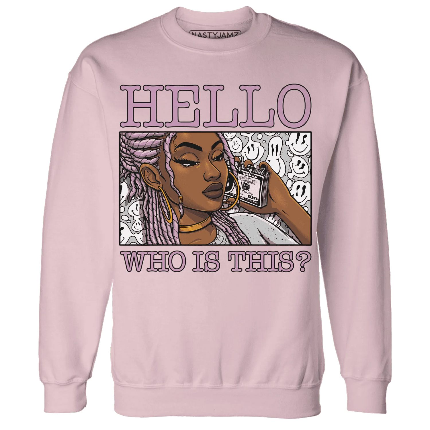 Orchid-Neutral-Grey-Black-White-4s-NastyJamz-Sweatshirt-Match-Hello-Girl