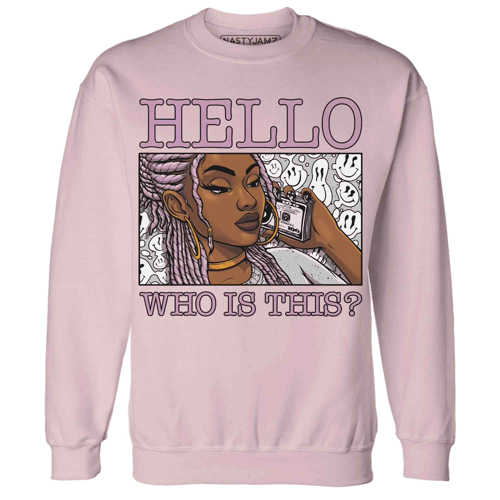 Orchid-Neutral-Grey-Black-White-4s-NastyJamz-Sweatshirt-Match-Hello-Girl