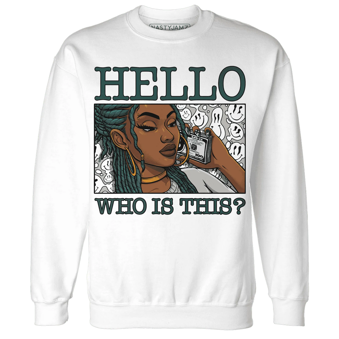 Oxidized-Green-4s-Sweatshirt-Match-Hello-Girl