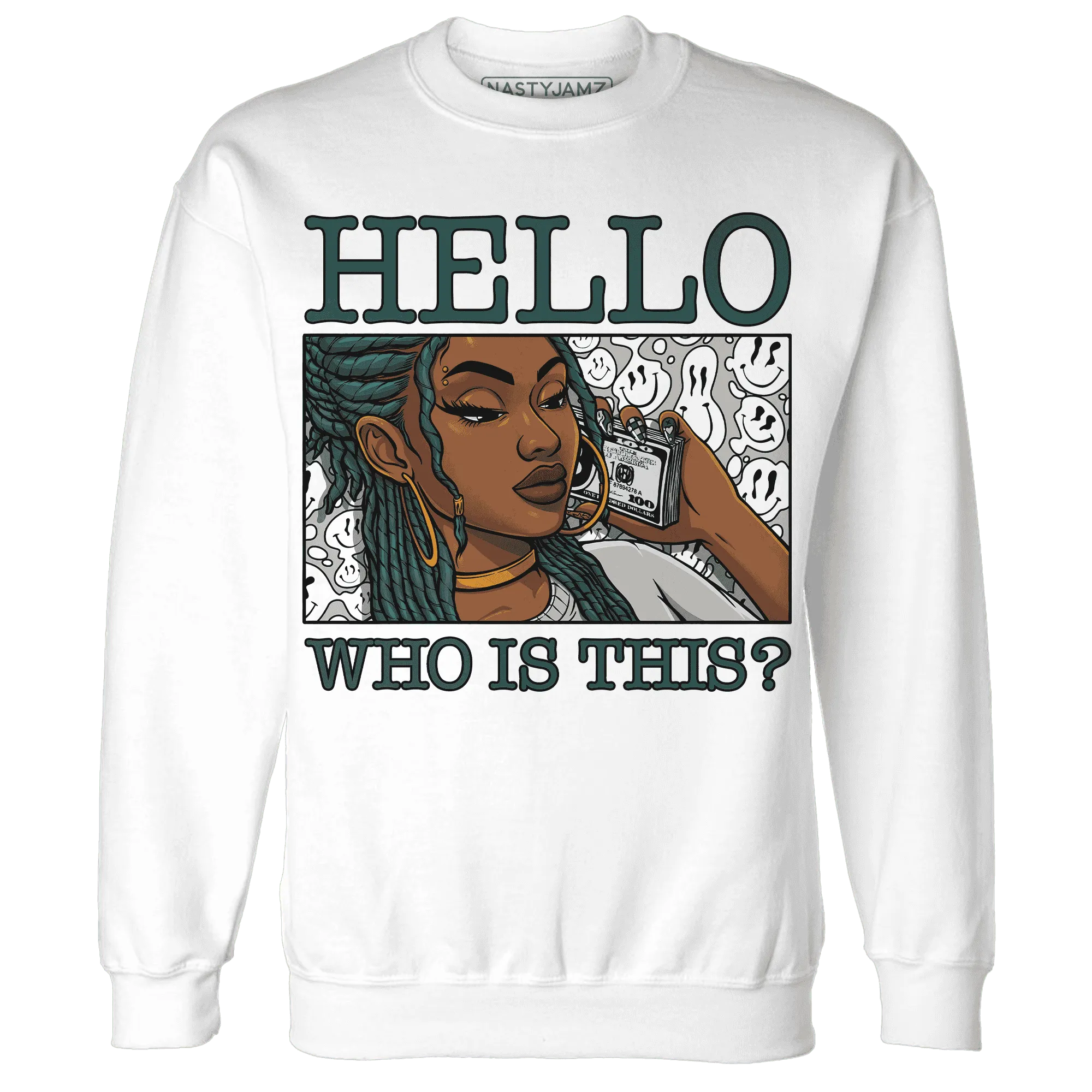 Oxidized-Green-4s-Sweatshirt-Match-Hello-Girl