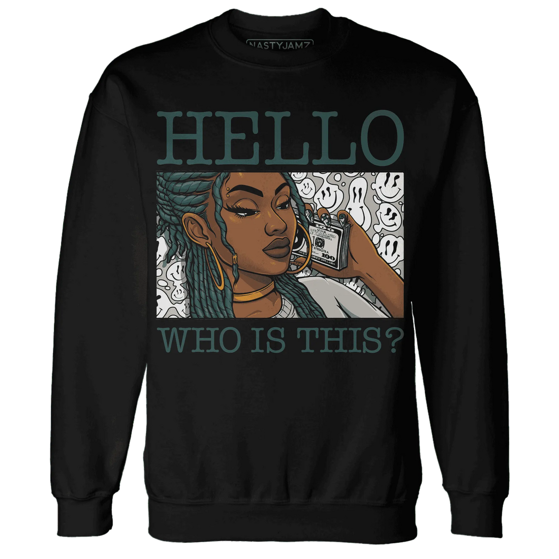 Oxidized-Green-4s-Sweatshirt-Match-Hello-Girl