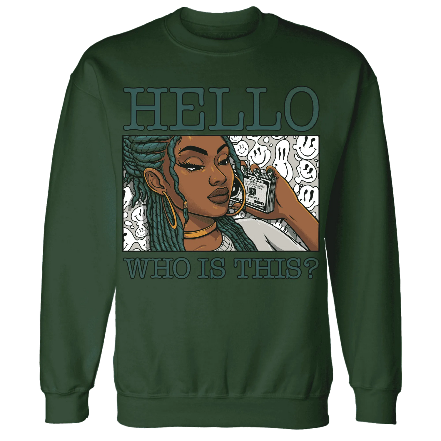 Oxidized-Green-4s-Sweatshirt-Match-Hello-Girl