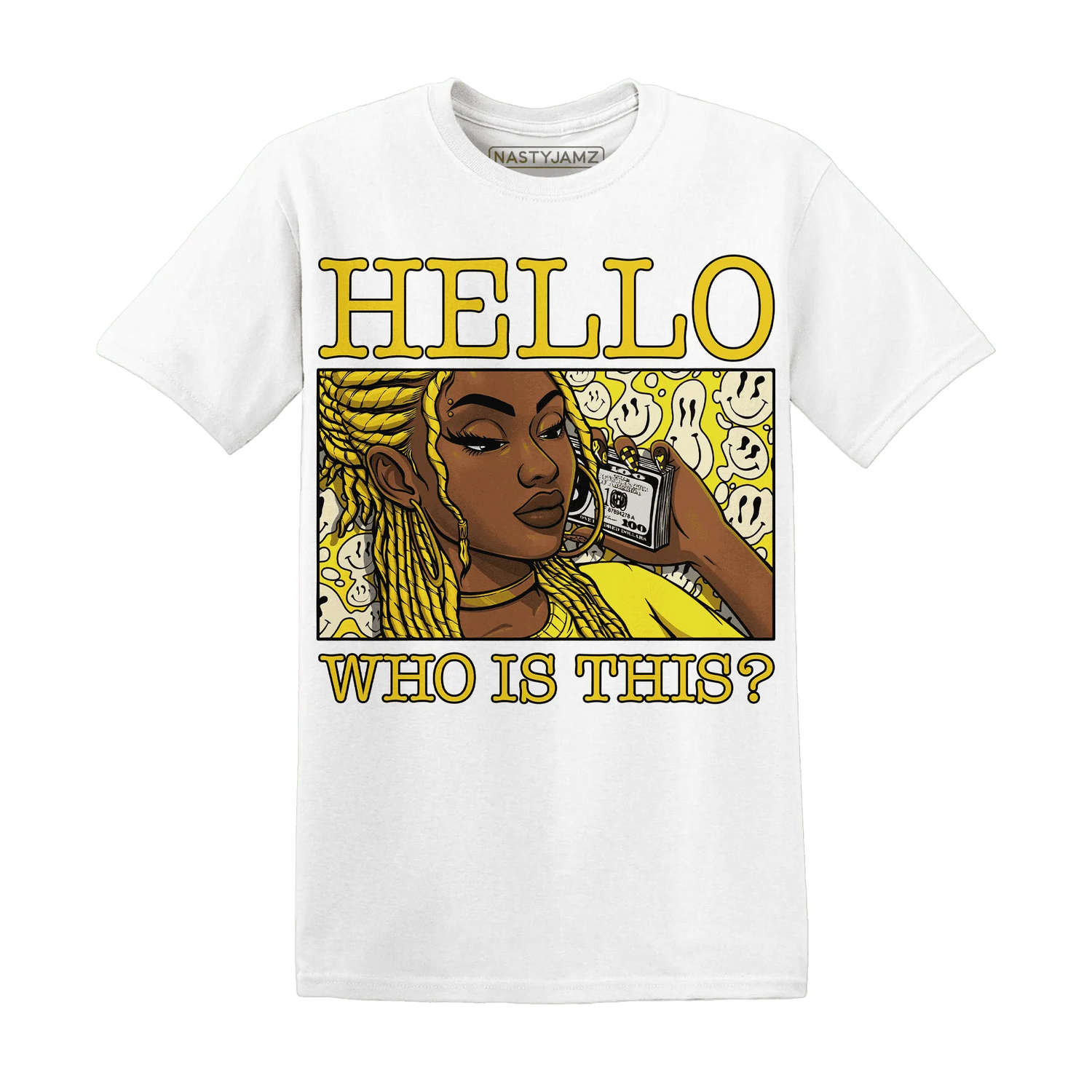 Vivid-Sulfur-4s-T-Shirt-Match-Hello-Girl