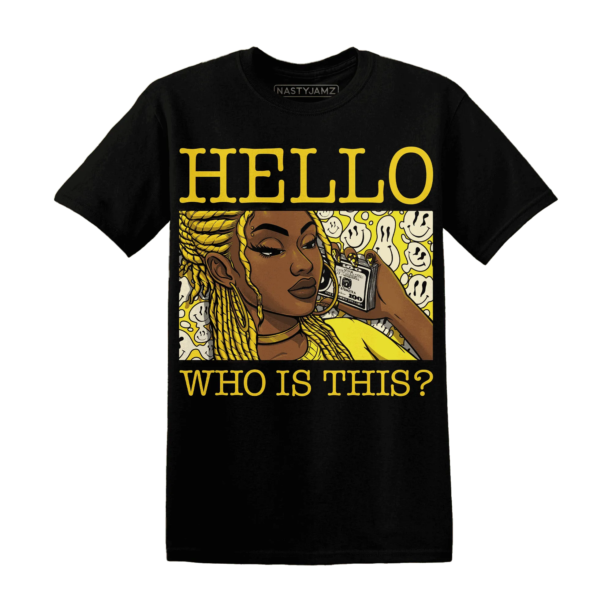 Vivid-Sulfur-4s-T-Shirt-Match-Hello-Girl