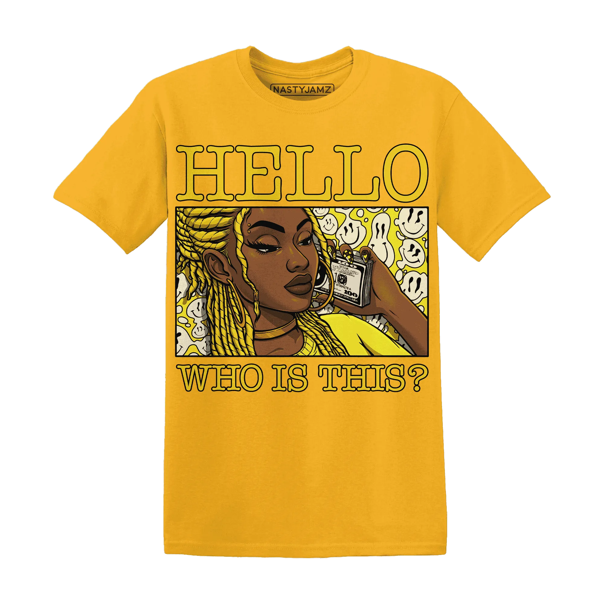 Vivid-Sulfur-4s-T-Shirt-Match-Hello-Girl