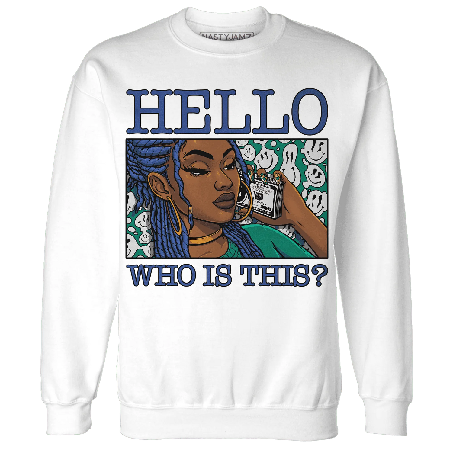 Dunk-Hyper-Royal-Malachite-NastyJamz-Sweatshirt-Match-Hello-Girl