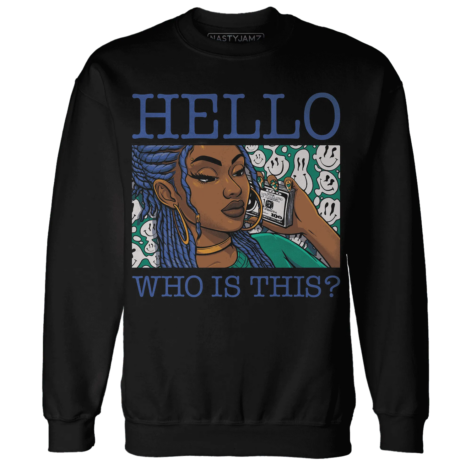 Dunk-Hyper-Royal-Malachite-NastyJamz-Sweatshirt-Match-Hello-Girl