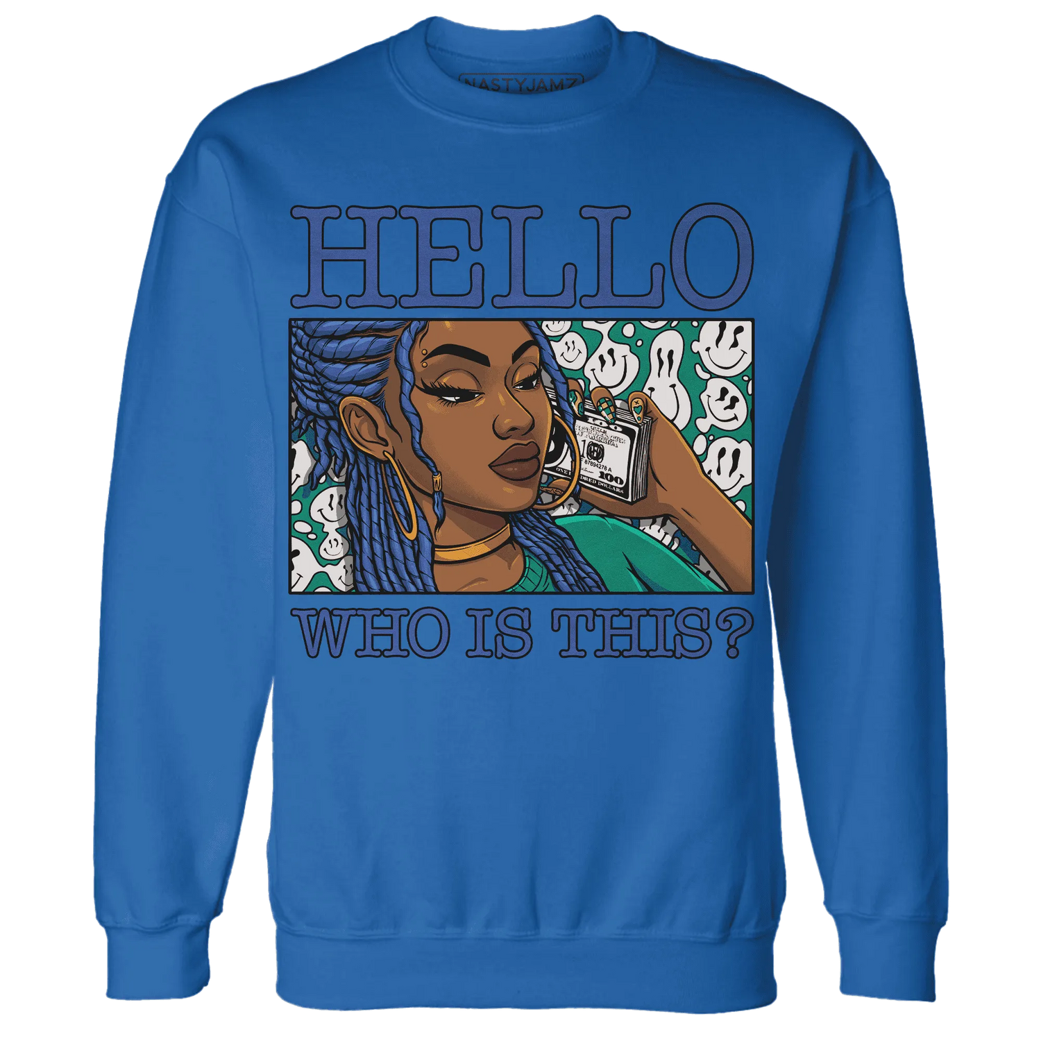 Dunk-Hyper-Royal-Malachite-NastyJamz-Sweatshirt-Match-Hello-Girl