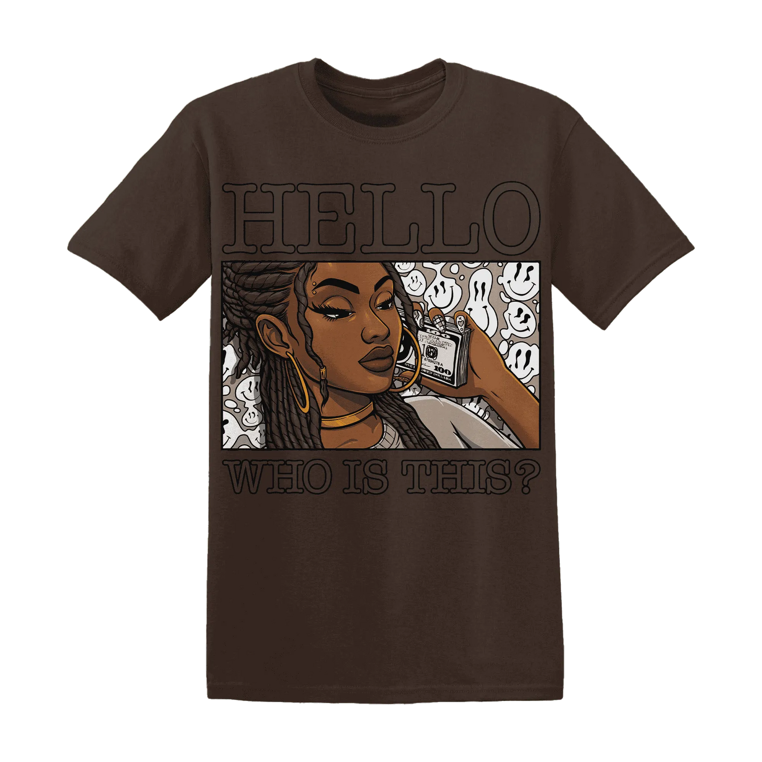 Dunk-Low-Baroque-Brown-T-Shirt-Match-Hello-Girl