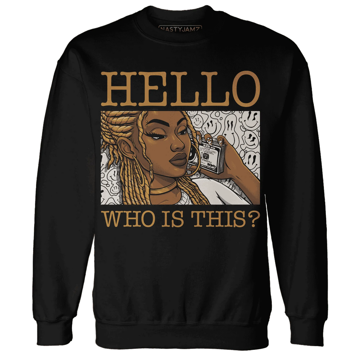 Dunk-Low-Retro-Wheat-Orange-NastyJamz-Sweatshirt-Match-Hello-Girl