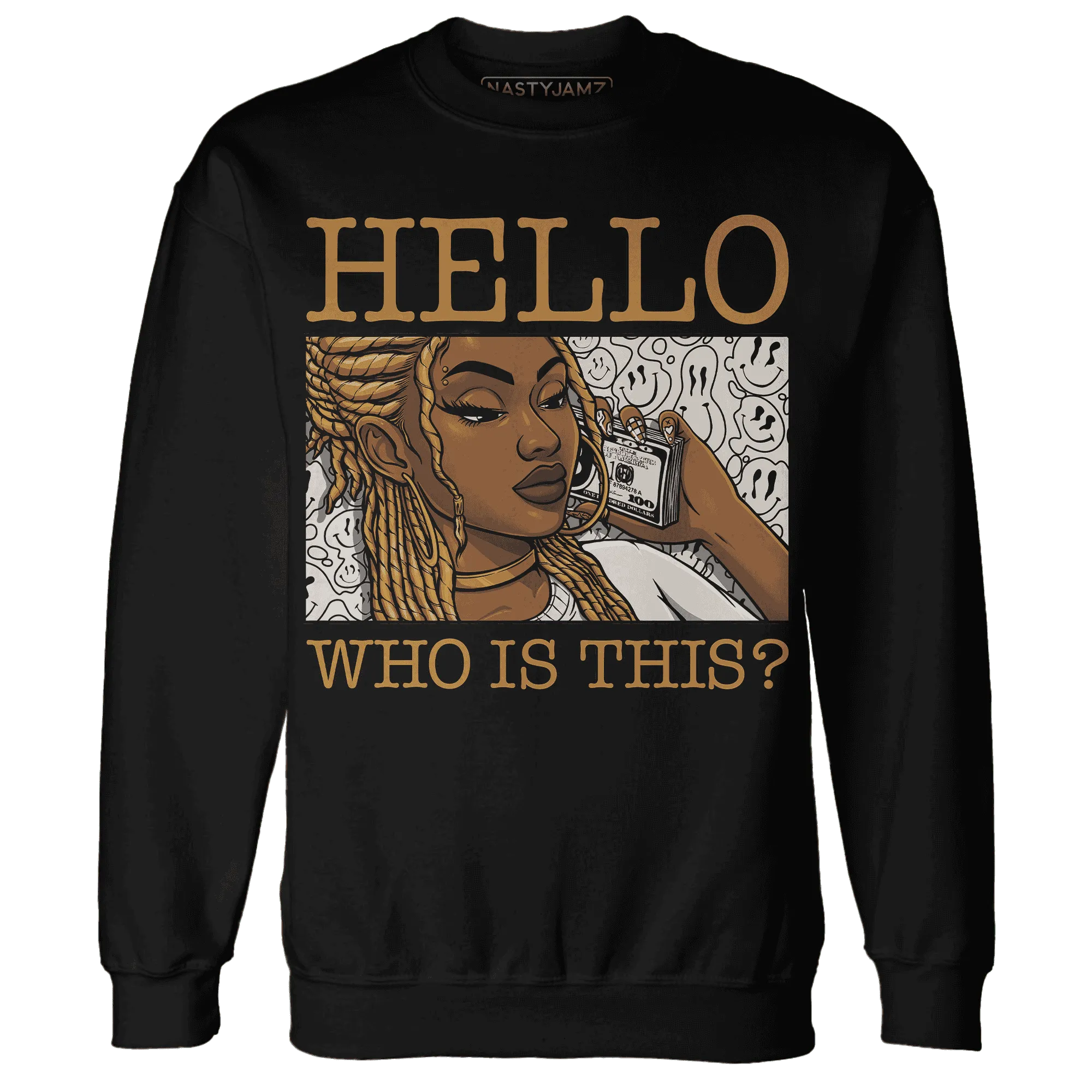 Dunk-Low-Retro-Wheat-Orange-NastyJamz-Sweatshirt-Match-Hello-Girl