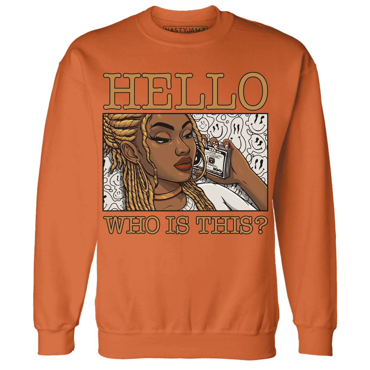 Dunk-Low-Retro-Wheat-Orange-NastyJamz-Sweatshirt-Match-Hello-Girl