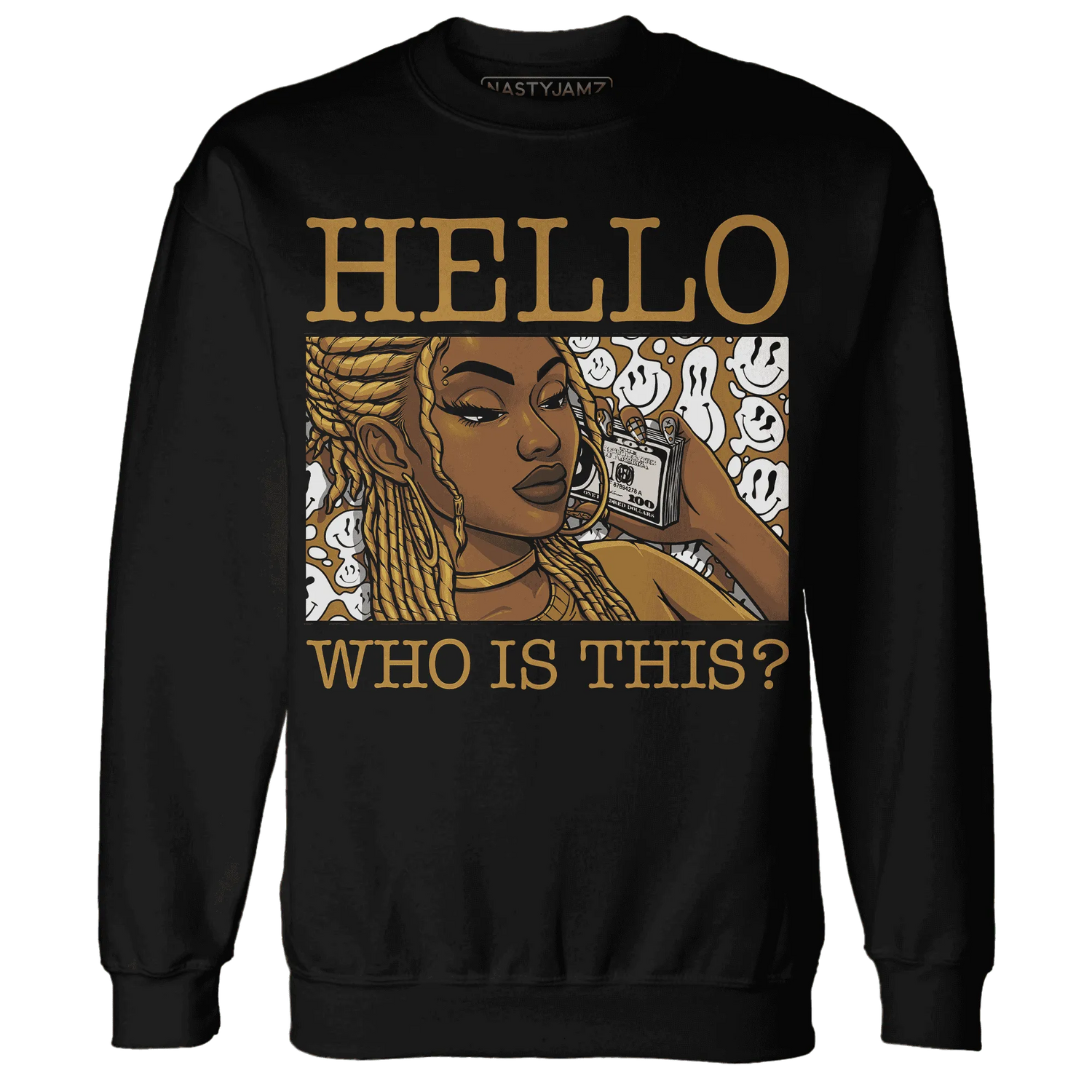 Wheat-13s-Sweatshirt-Match-Hello-Girl