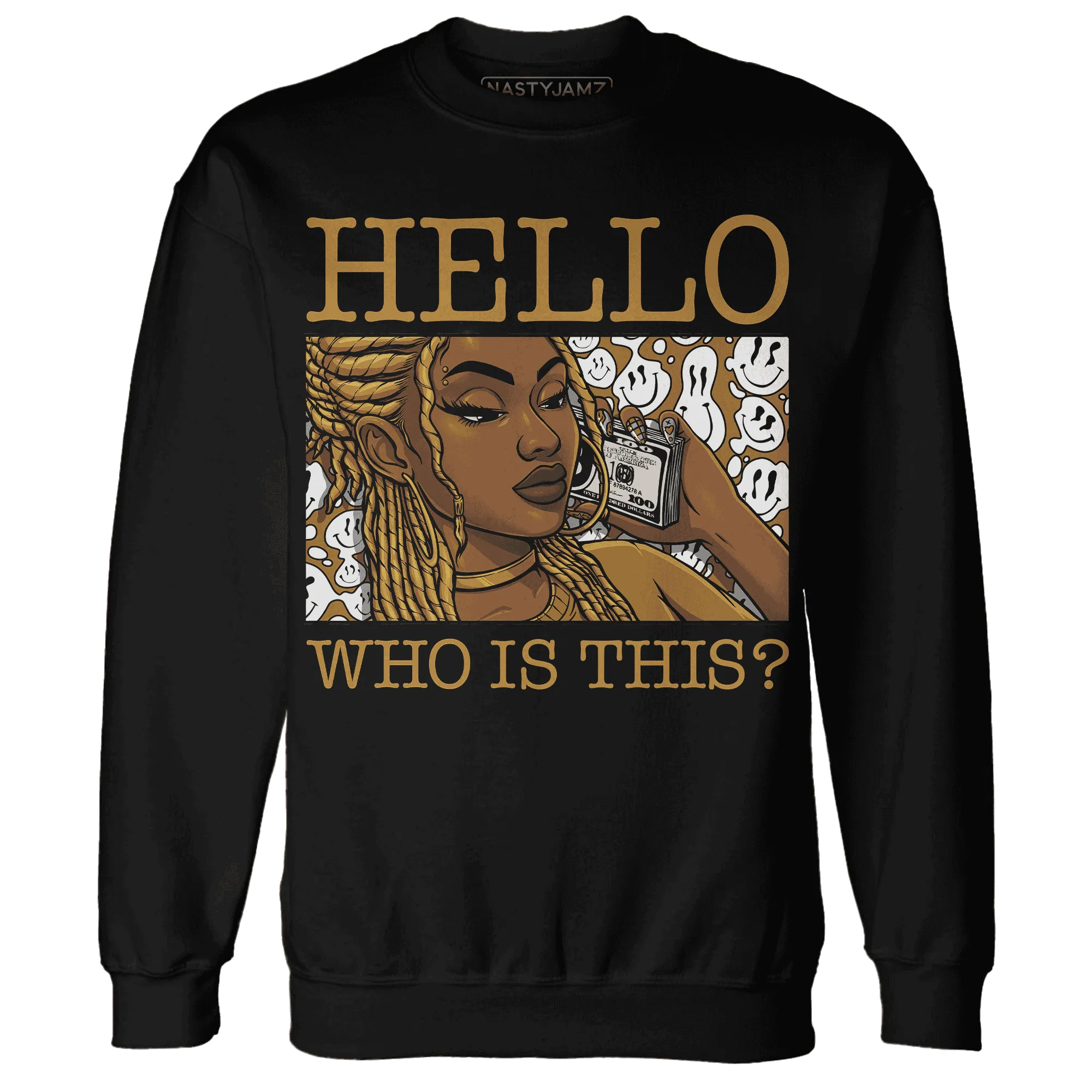 Wheat-13s-Sweatshirt-Match-Hello-Girl