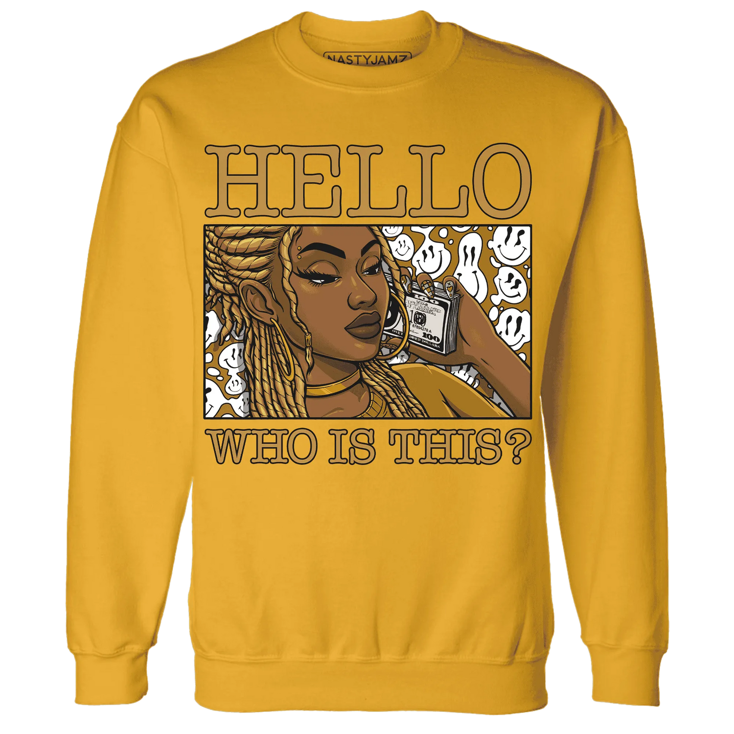 Wheat-13s-Sweatshirt-Match-Hello-Girl