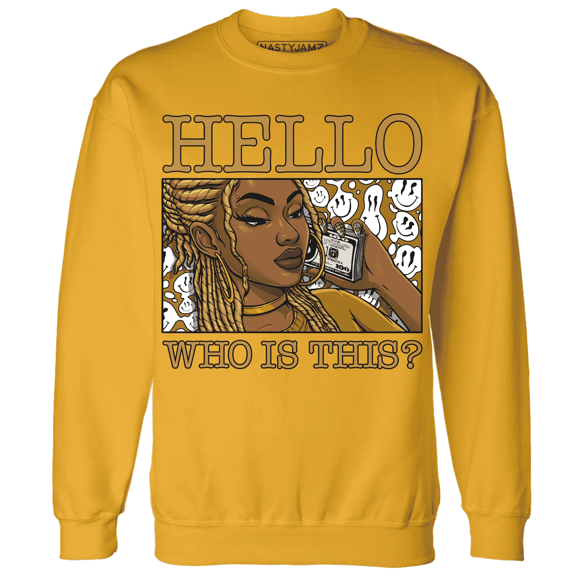 Wheat-13s-Sweatshirt-Match-Hello-Girl