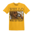Wheat-13s-T-Shirt-Match-Hello-Girl