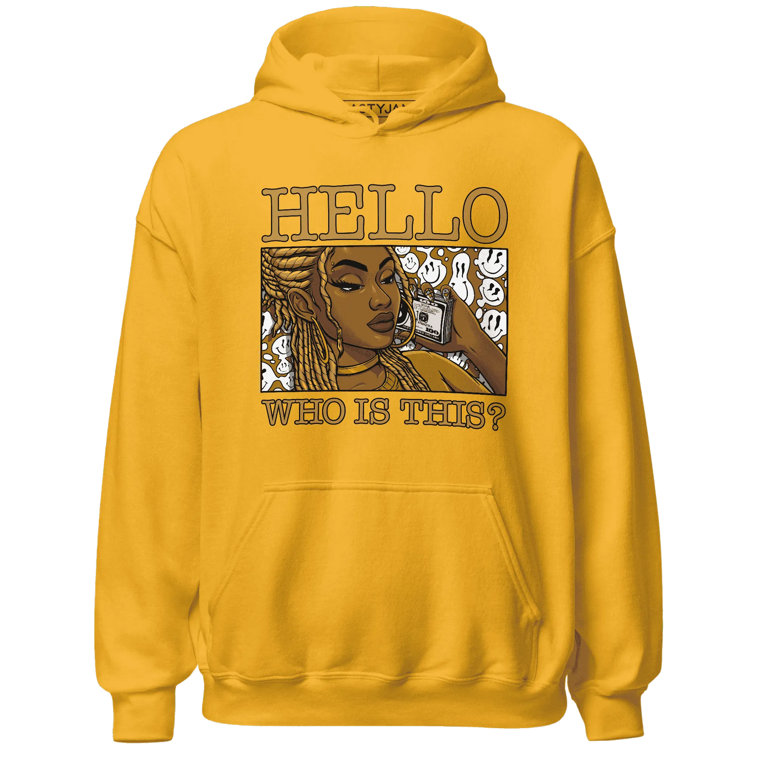 Wheat-13s-Hoodie-Match-Hello-Girl