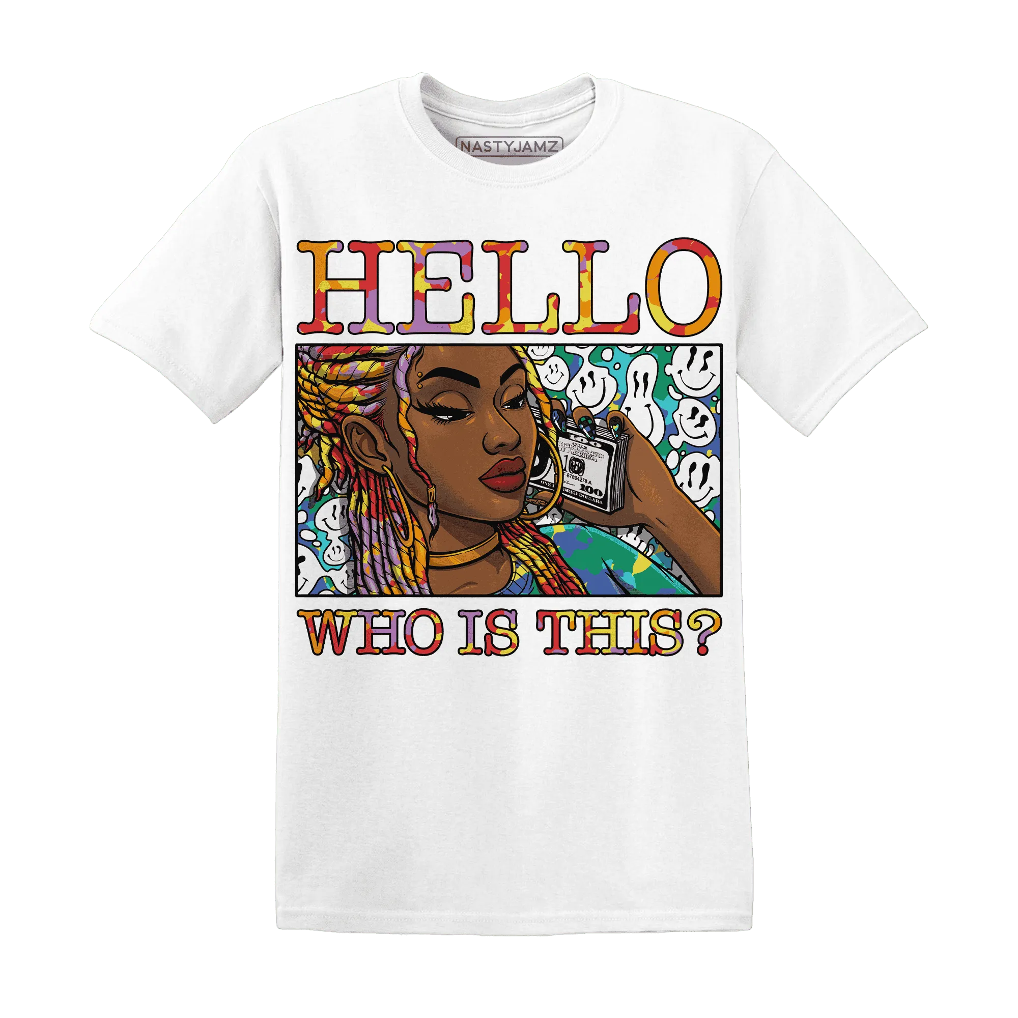 Mid-GS-Six-Championships-1s-T-Shirt-Match-Hello-Girl