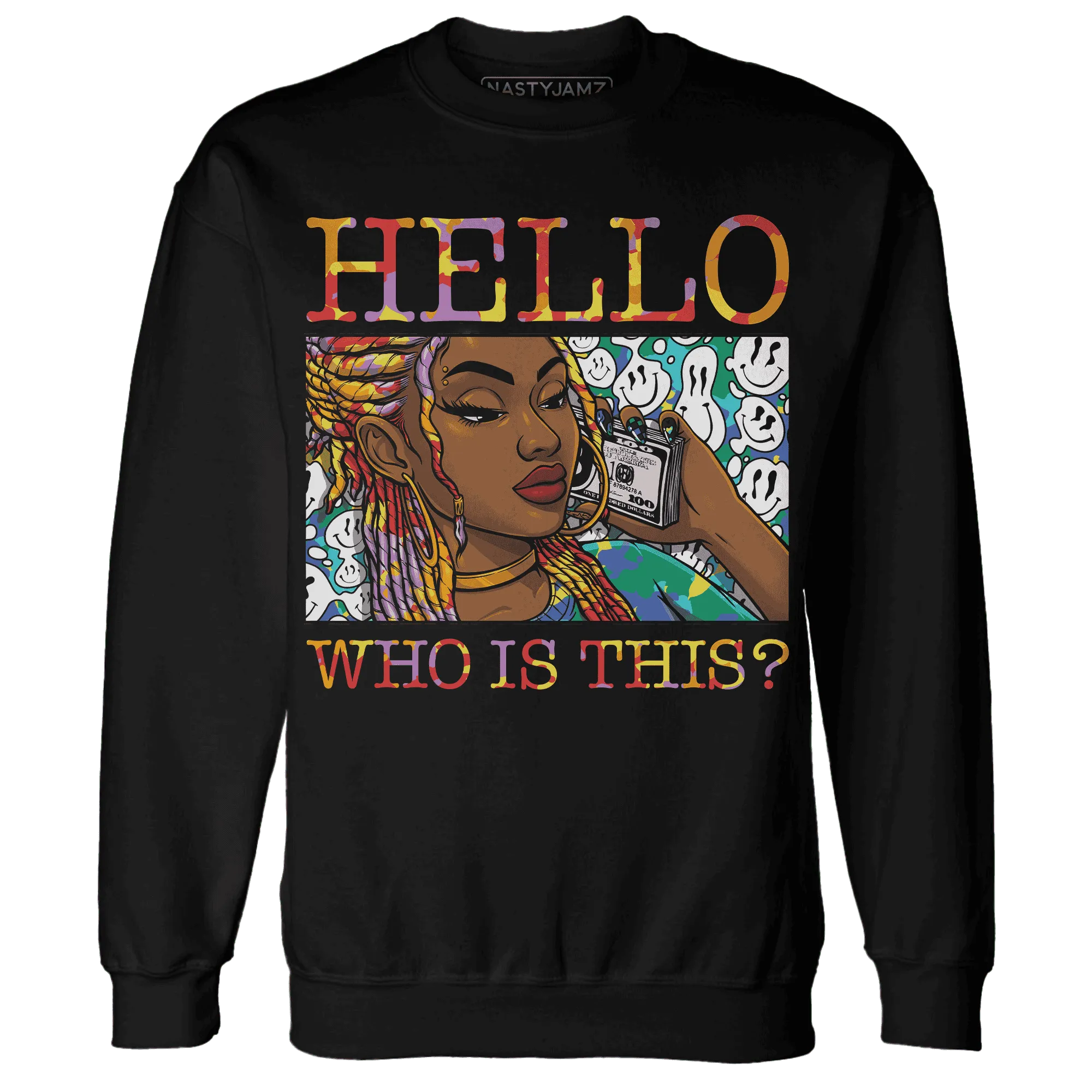 Mid-GS-Six-Championships-1s-Sweatshirt-Match-Hello-Girl