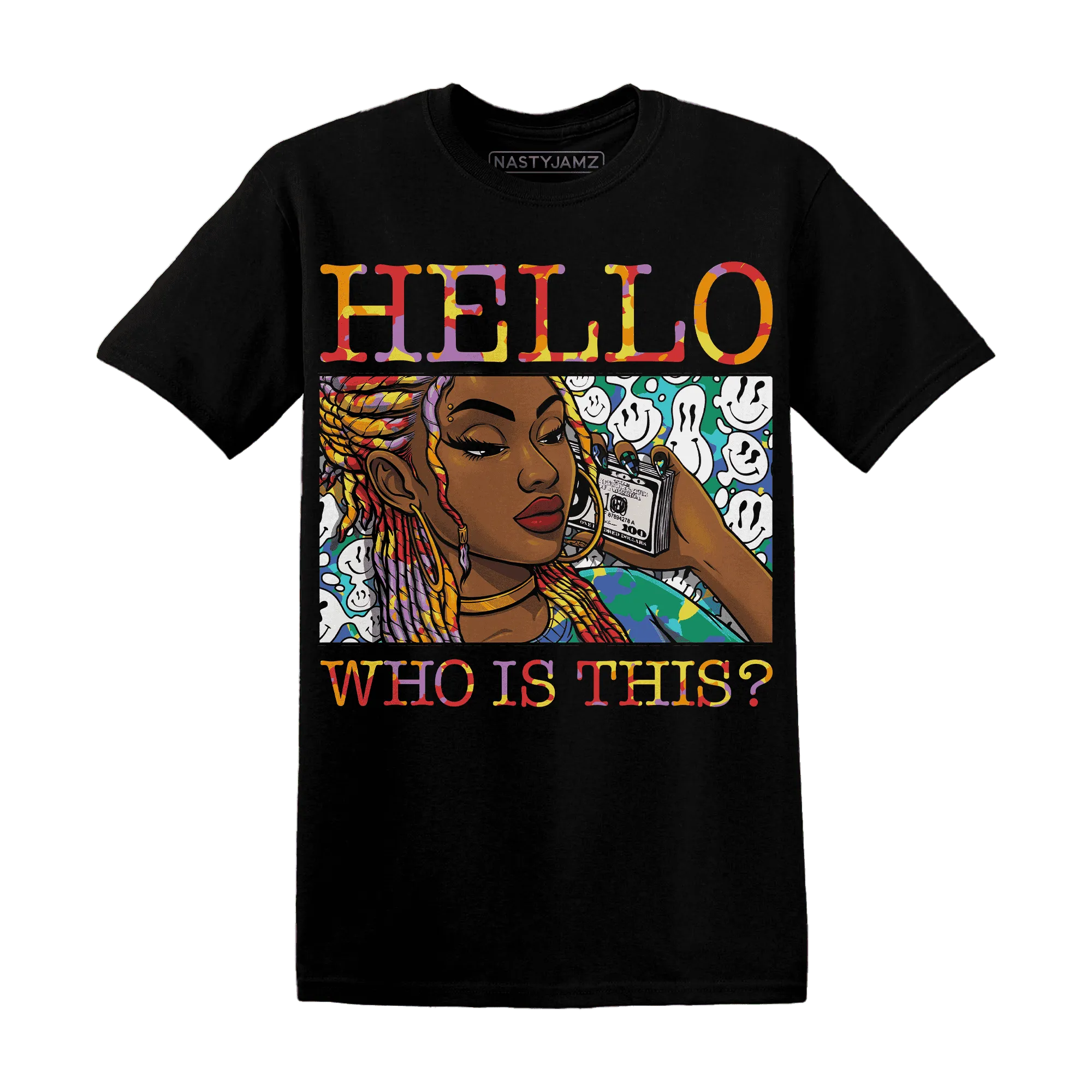 Mid-GS-Six-Championships-1s-T-Shirt-Match-Hello-Girl