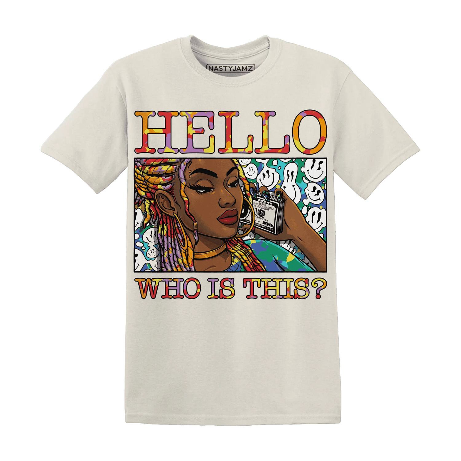 Mid-GS-Six-Championships-1s-T-Shirt-Match-Hello-Girl