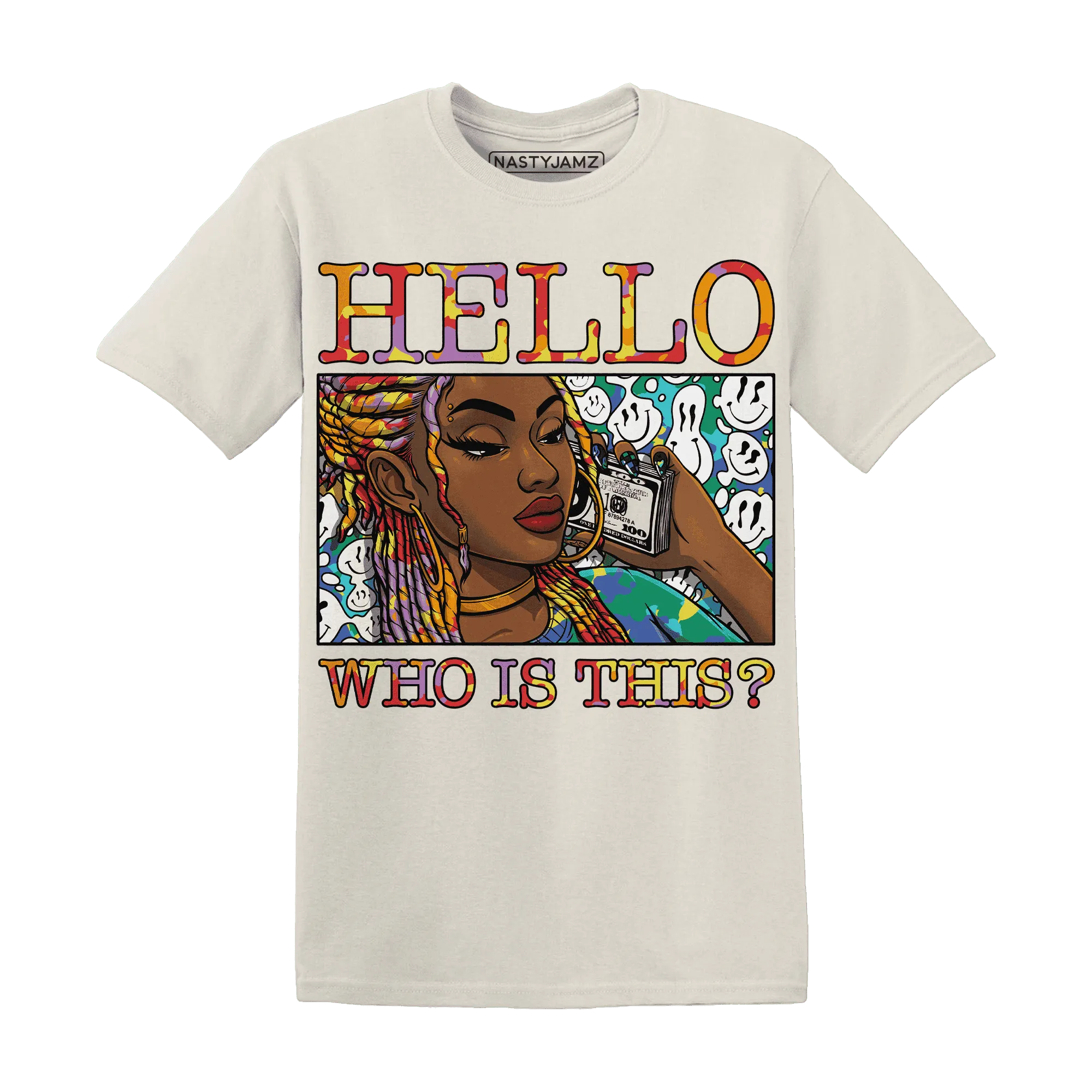 Mid-GS-Six-Championships-1s-T-Shirt-Match-Hello-Girl