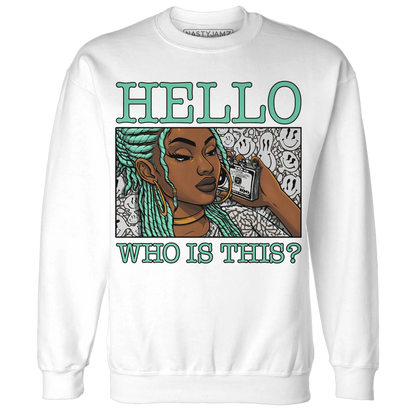 Green-Glow-3s-Sweatshirt-Match-Hello-Girl