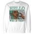 Green-Glow-3s-Sweatshirt-Match-Hello-Girl