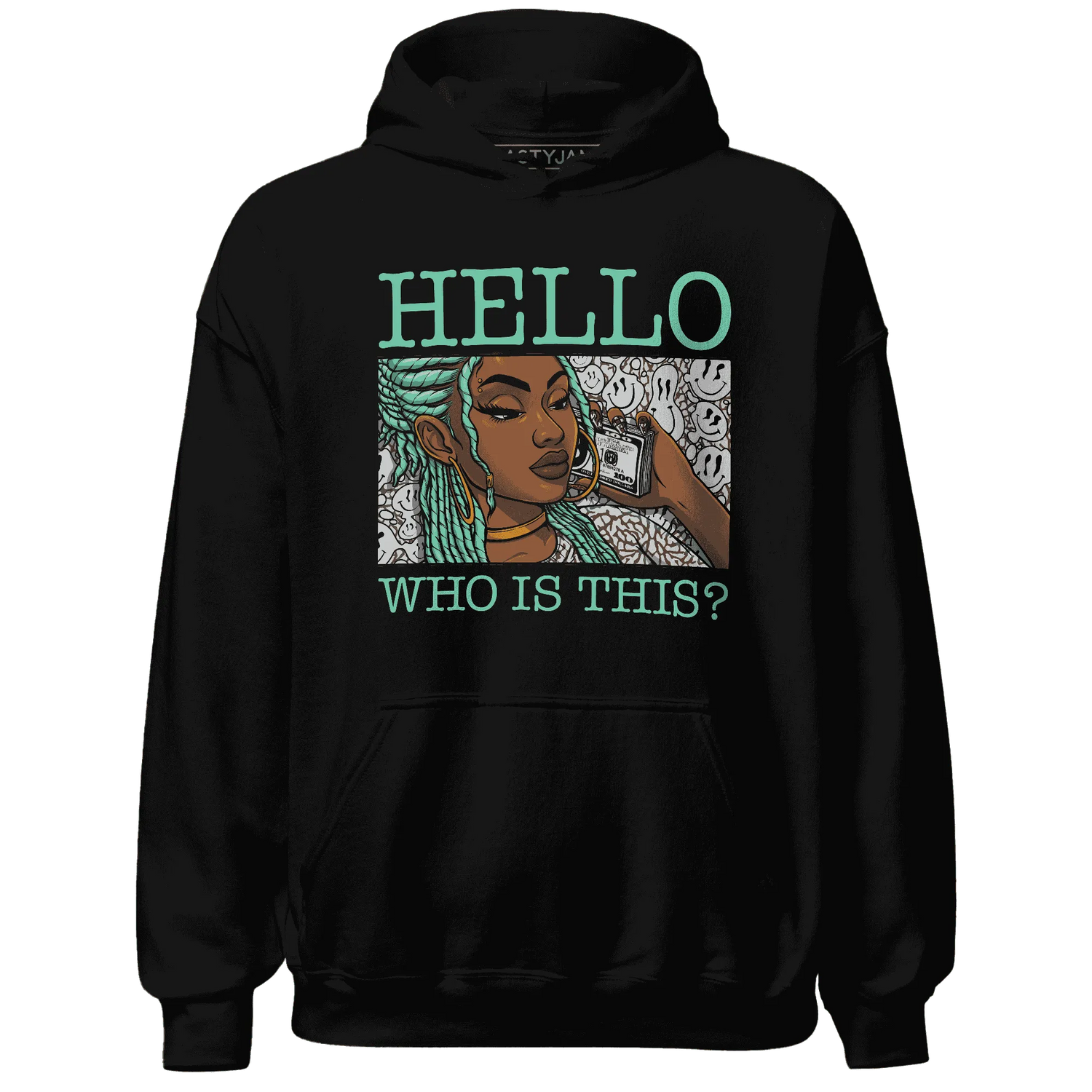 Green-Glow-3s-Hoodie-Match-Hello-Girl