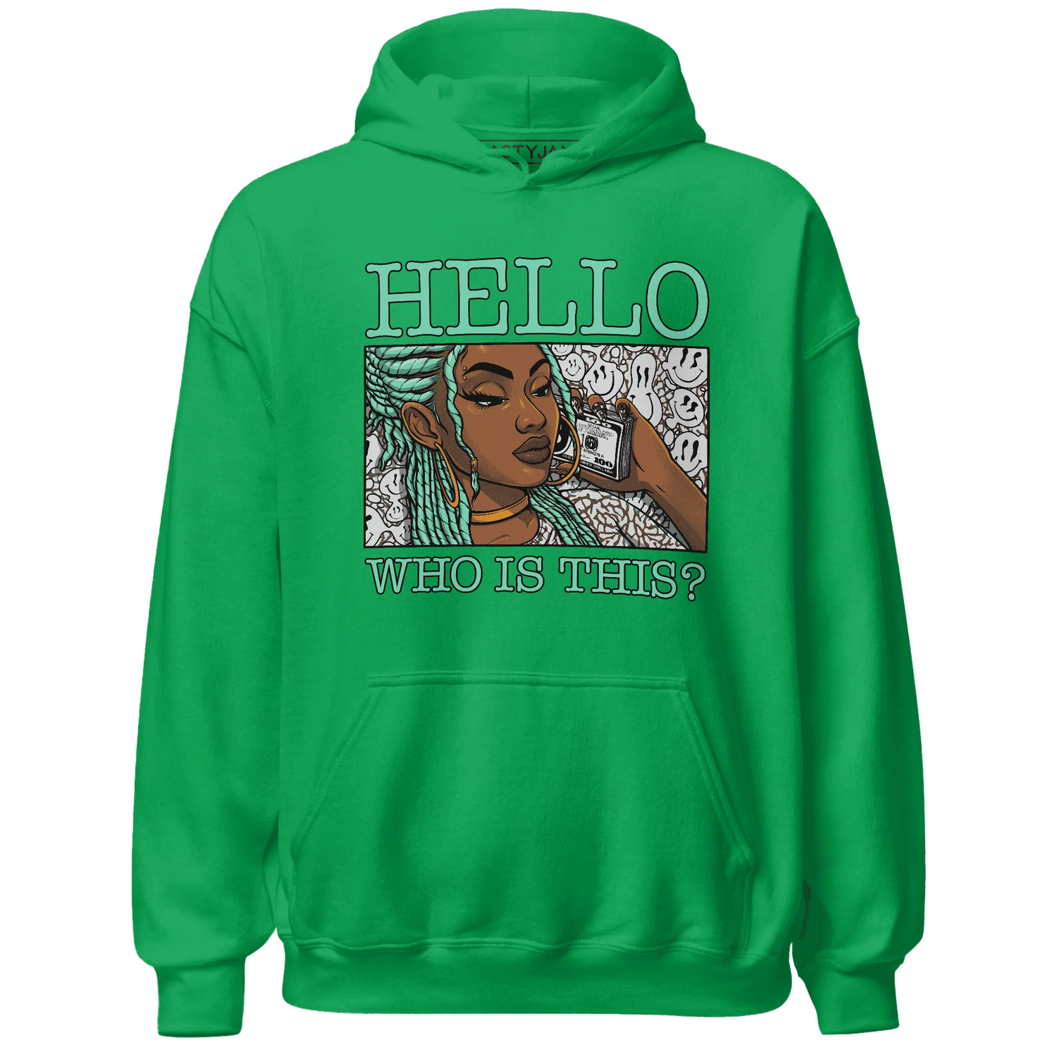 Green-Glow-3s-Hoodie-Match-Hello-Girl