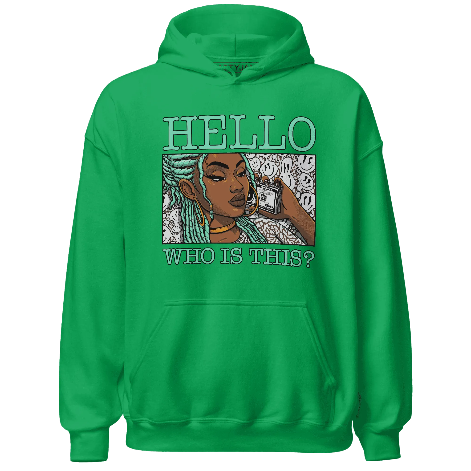 Green-Glow-3s-Hoodie-Match-Hello-Girl