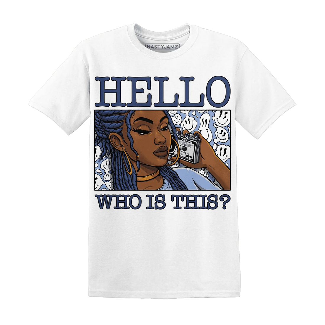 Midnight-Navy-5s-T-Shirt-Match-Hello-Girl