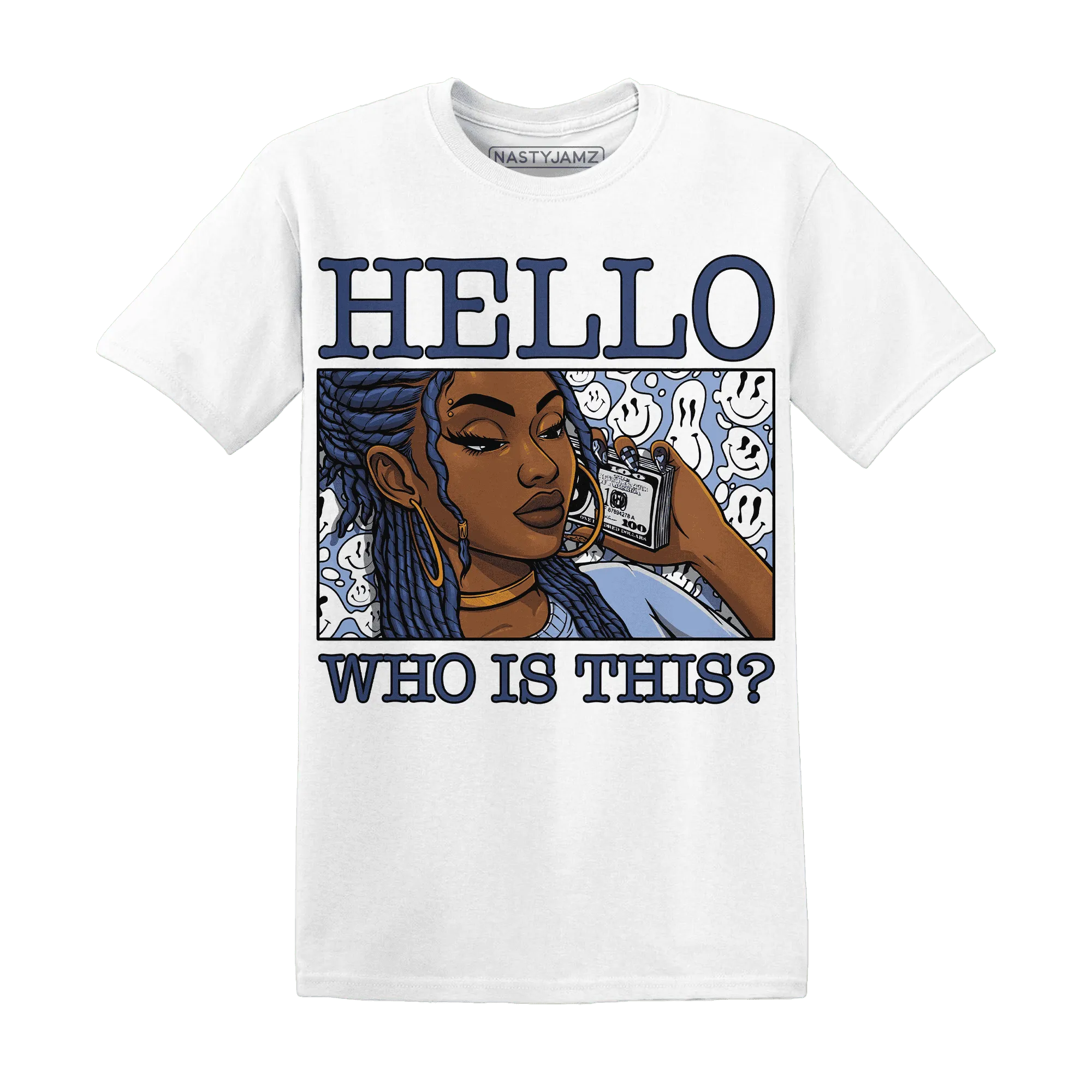 Midnight-Navy-5s-T-Shirt-Match-Hello-Girl