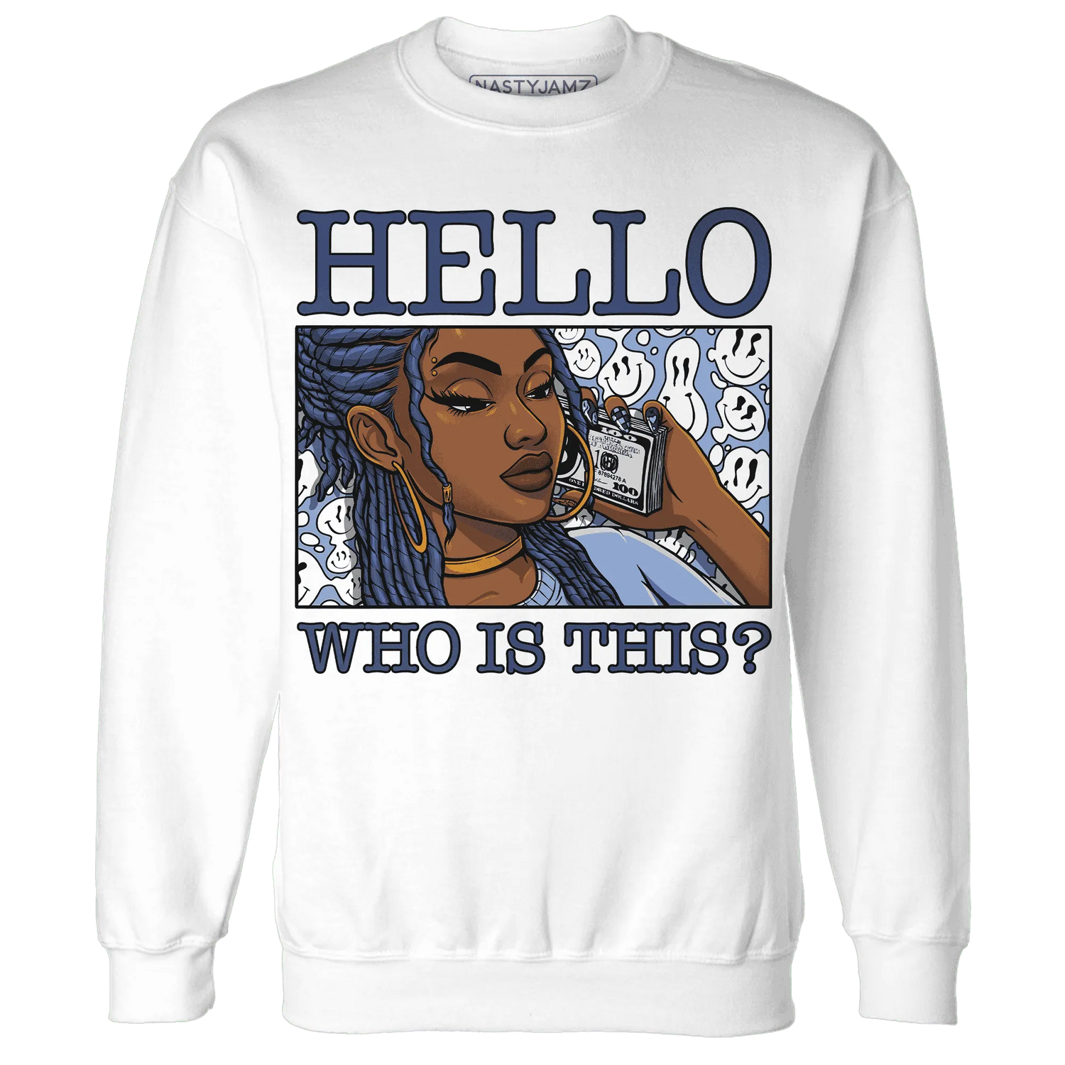 Midnight-Navy-5s-Sweatshirt-Match-Hello-Girl