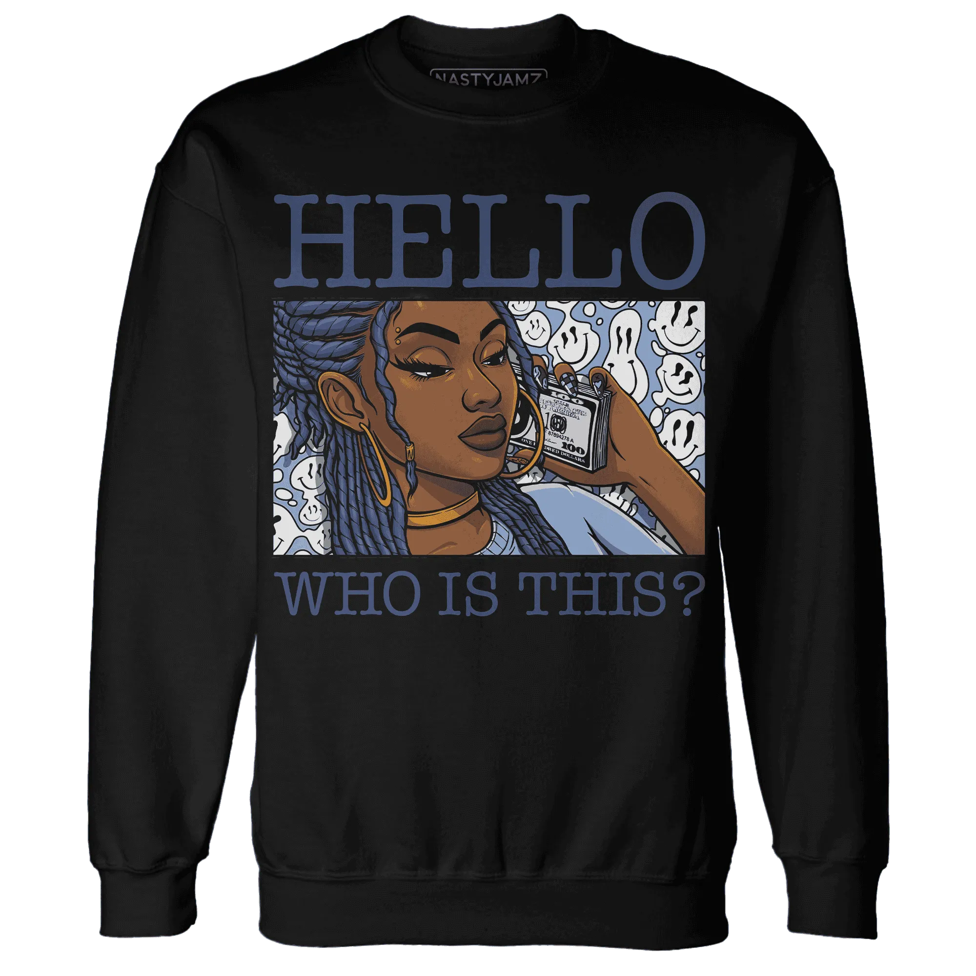 Midnight-Navy-5s-Sweatshirt-Match-Hello-Girl