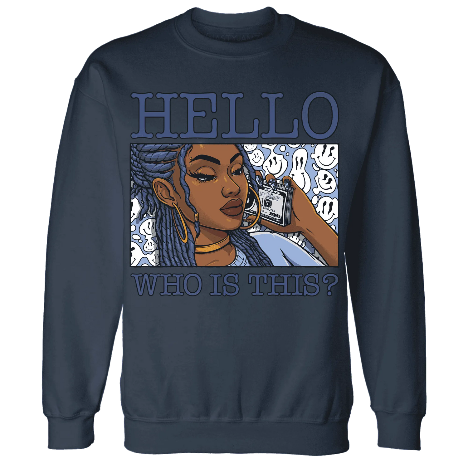 Midnight-Navy-5s-Sweatshirt-Match-Hello-Girl