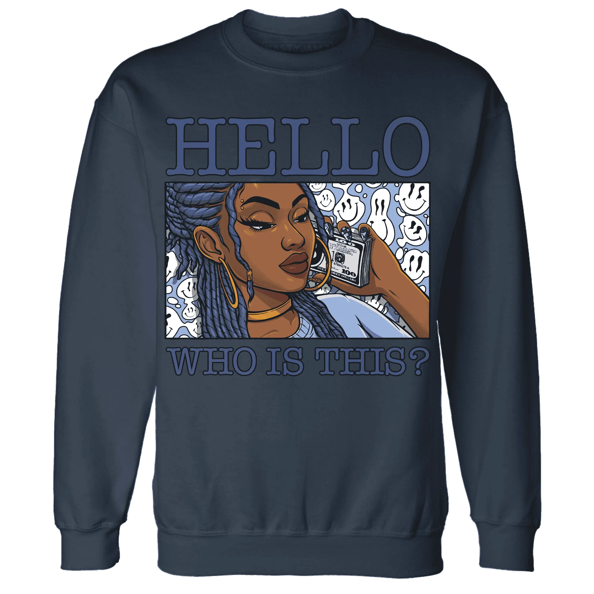 Midnight-Navy-5s-Sweatshirt-Match-Hello-Girl