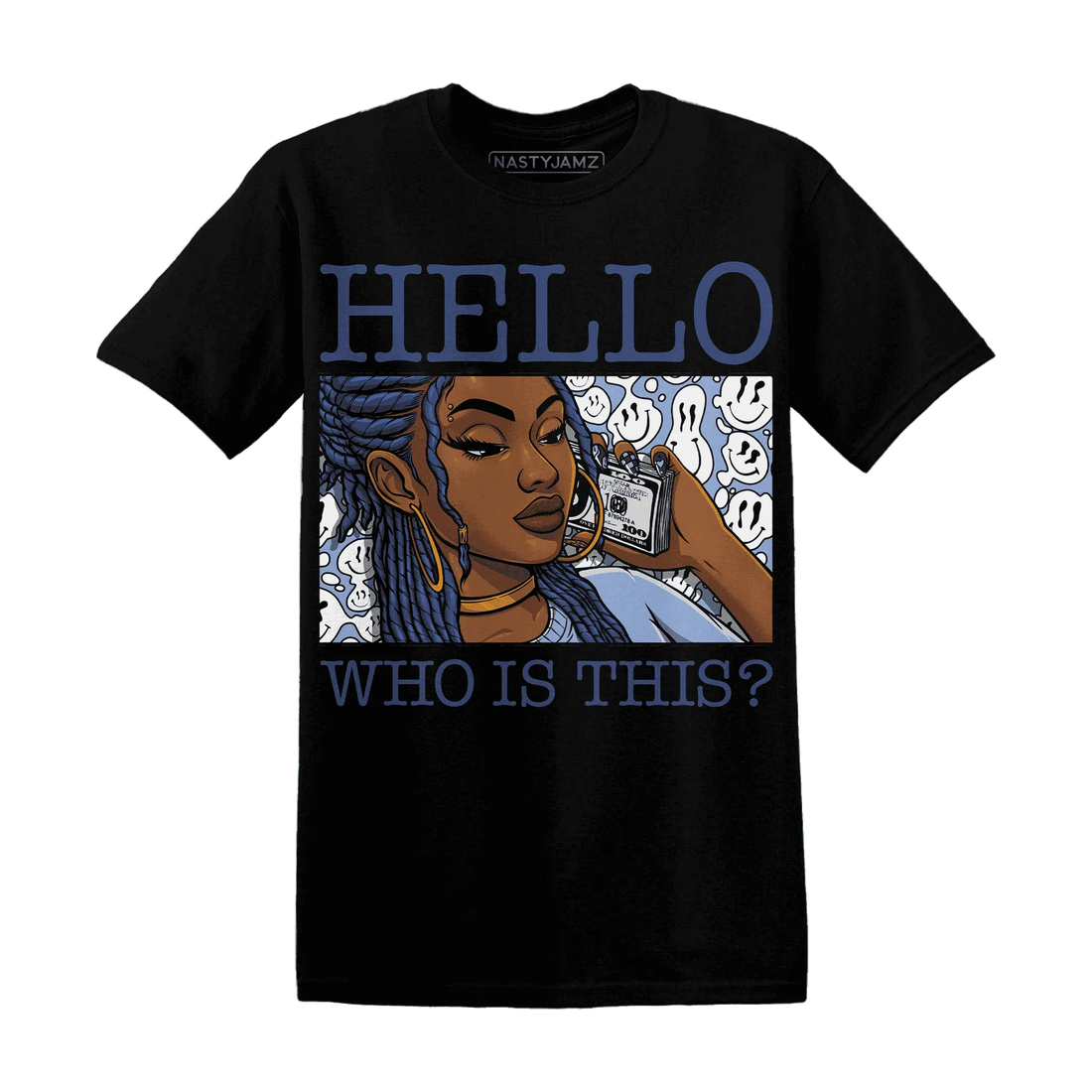 Midnight-Navy-5s-T-Shirt-Match-Hello-Girl