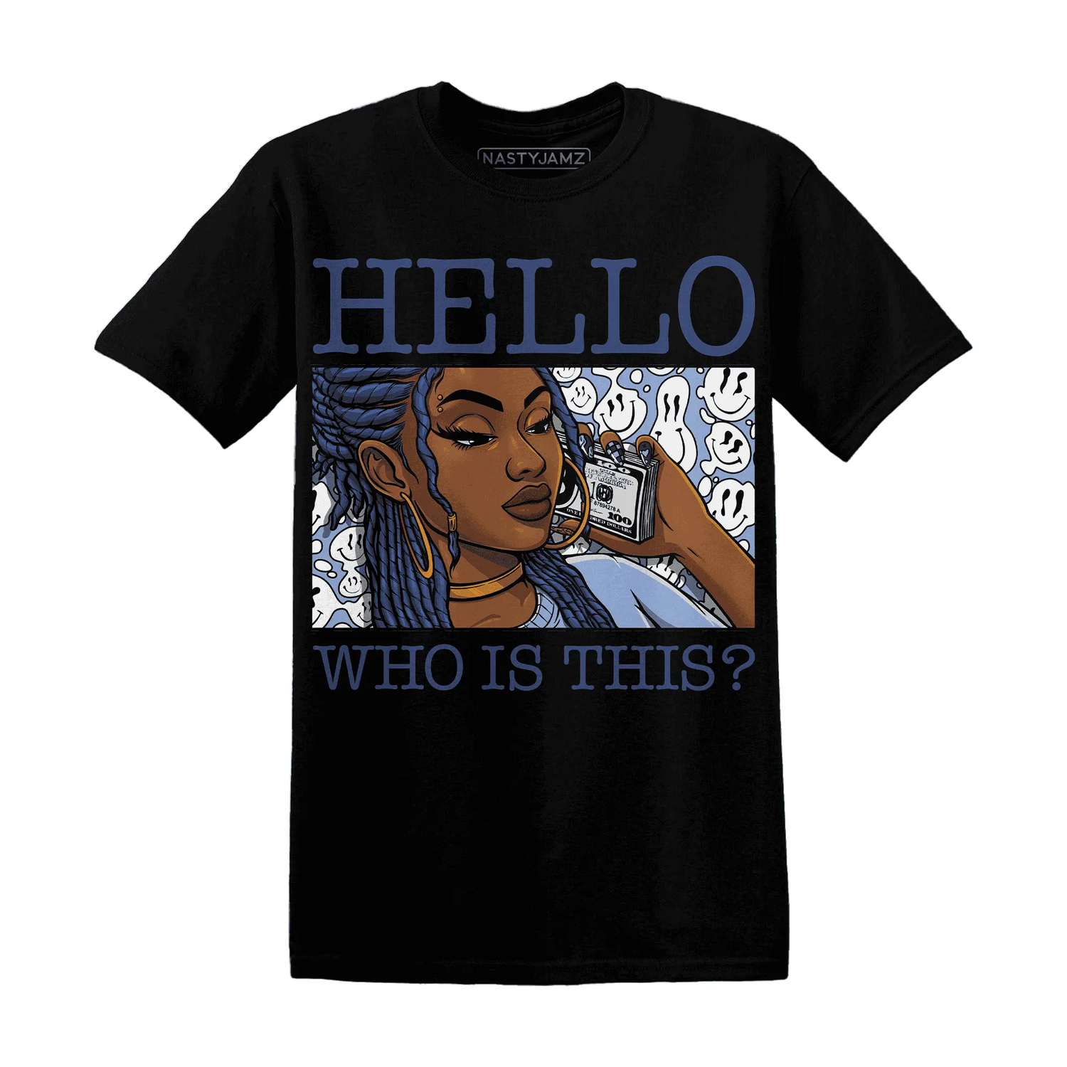 Midnight-Navy-5s-T-Shirt-Match-Hello-Girl