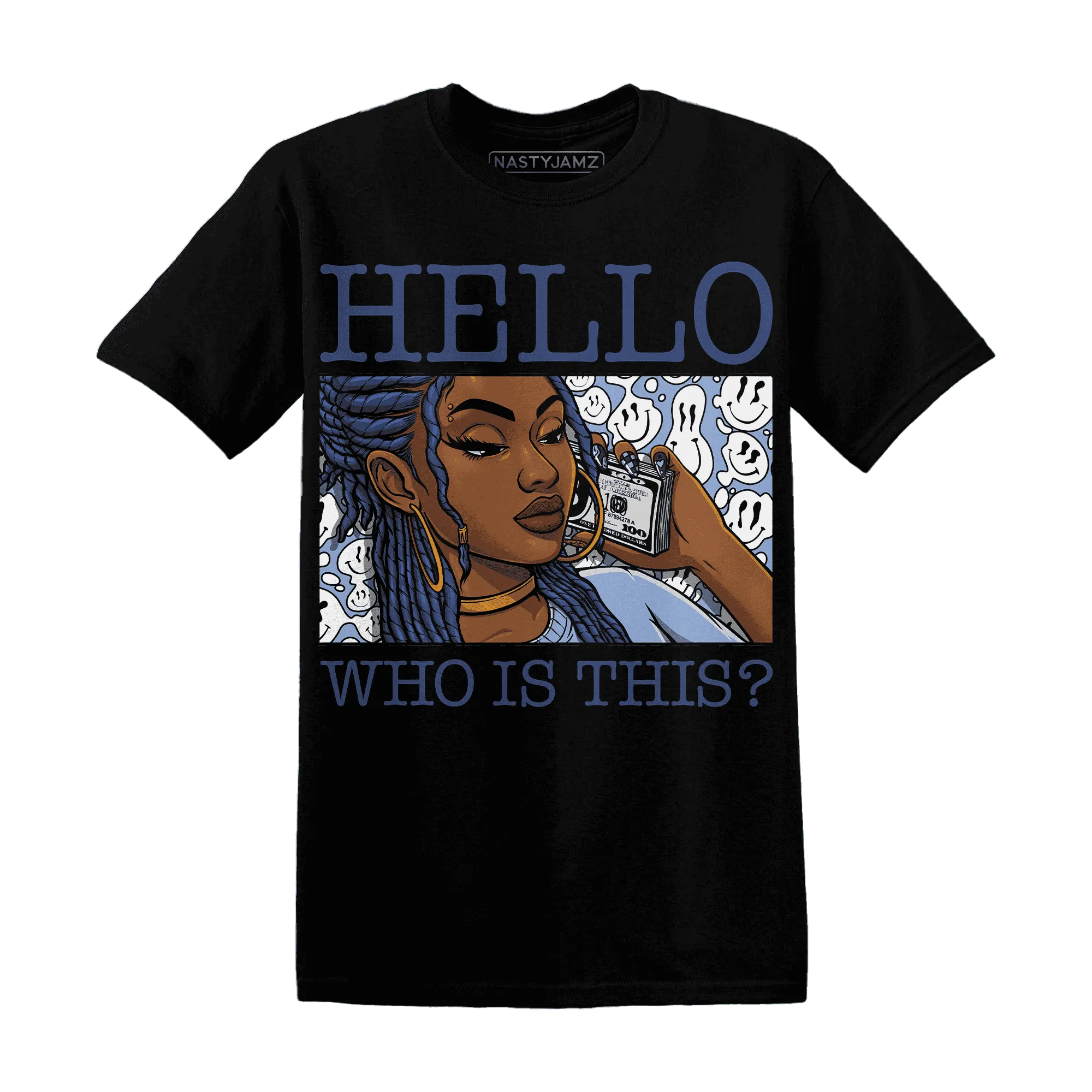 Midnight-Navy-5s-T-Shirt-Match-Hello-Girl