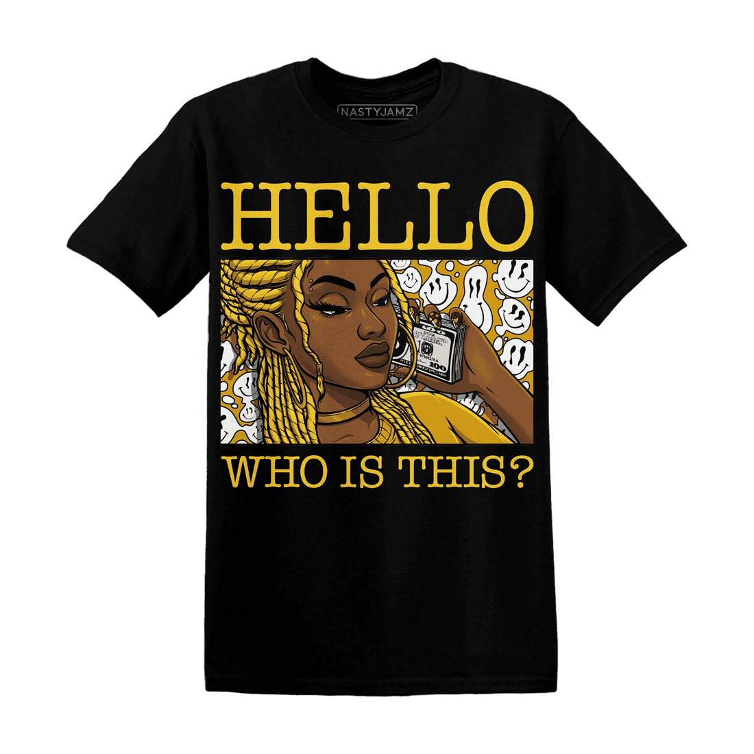 Yellow-Ochre-6s-T-Shirt-Match-Hello-Girl